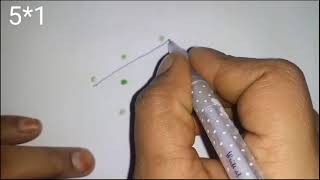 51 dots rangoli51 చుక్కల ముగ్గులుdussehra rangoli [upl. by Om]