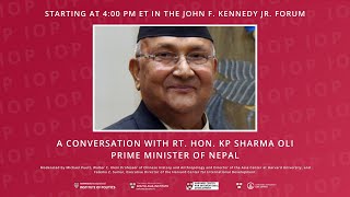 A Conversation with Rt Hon KP Sharma Oli Prime Minister of Nepal [upl. by Chilcote708]