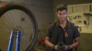 How to Do Bicycle Wheel Trueing  Cycle Service Tips Bicyclekart Kerala [upl. by Dafodil310]