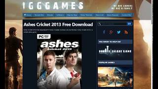 How to download Ashes cricket 2009 for pc without torrent [upl. by Navonod]