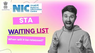 NIC STA Waiting List Update Full Details  FUN amp FACT GOVT JOBS [upl. by Nagad]