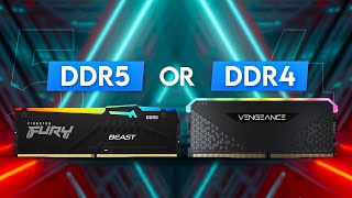 DDR4 Vs DDR5 RAM  Which One is Better for Gaming [upl. by Nlyak941]