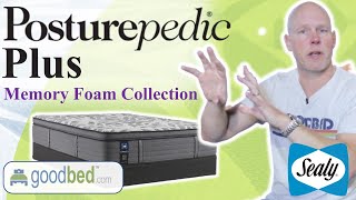 Sealy Posturepedic Plus Memory Foam 2021present Mattress Collection EXPLAINED by GoodBedcom [upl. by Orfurd]