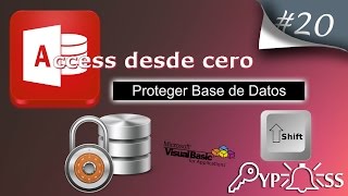 Proteger Base de Datos  Access desde cero 20 [upl. by Adnolay]