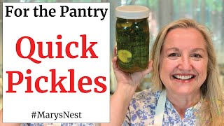 Quick Pickles  The Easy Way to Pickle Any Vegetable  And Make Them Probiotic Rich [upl. by Wharton]