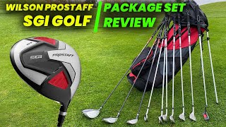 Wilson Prostaff SGI Golf Package Set Review Wilson Prostaff SGI Review for HighHandicappers [upl. by Aihsoek527]