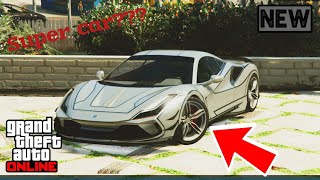 GTA 5  DLC Vehicle Customization  Grotti Turismo Omaggio Ferrari F8 Tributo [upl. by Haisej]