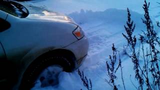 Mazda MPV 4WDпротив сугробов Mazda MPV vs 4WD drifts [upl. by Kearney]