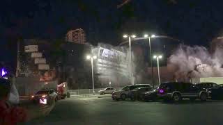 Riviera Hotel amp Casino Implosion  Monte Carlo Tower amp South Tower [upl. by Genisia553]