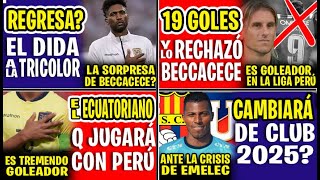 ES MÁXIMO GOLEADOR CON 19 TANTOS Y FUE RECHAZADO POR BECCACECE A LA TRICOLOR AHORA JUGARÁ CON PERÚ [upl. by Annairol11]