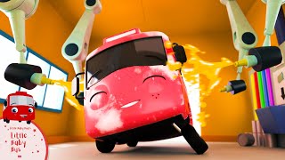 Buster Changes Color  Red Buster  bus anime  fun kids show [upl. by Sephira563]