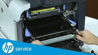 Replace the Intermediate Transfer Belt ITB  HP LaserJet Enterprise 500 Color MFP M575 HP Support [upl. by Lihka]