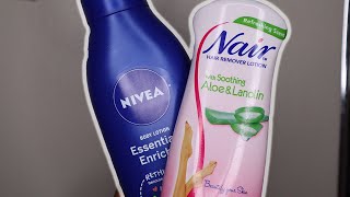 How to use Nair Hair Removal Cream EASY TIPS  tricks no burns [upl. by Odnalra]