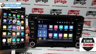 Android mirrorlink ile multimedya cihaza ekran yansıtma nasıl yapılır  EMR Garage Ankara [upl. by Mihar]