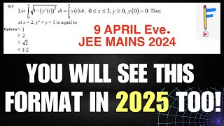 A Question Involving Lebnitz amp Differential Eqn  Integration  JEE MAINS 2024  April 9th Eve [upl. by Toomin]