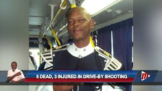 5 Dead 3 Injured In Drive By Shooting [upl. by Neirbo348]