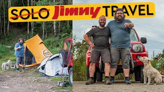 JIMNY GOES NORTH S2E3 Peaceful Tent Camping with my Swedish Friend [upl. by Caresa]