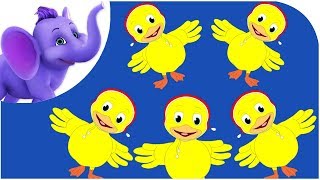 Five Little Ducks  Nursery Rhyme with Karaoke [upl. by Kurth680]