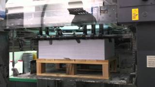 Offsetdruck  manroland 505  18000 Bgh  Anlauf amp Produktion [upl. by Eelyr]