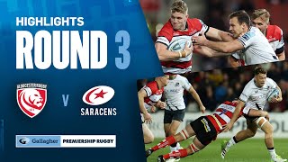 Gloucester v Saracens  HIGHLIGHTS  Willis Shines For Sarries  Gallagher Premiership 202324 [upl. by Otanutrof307]