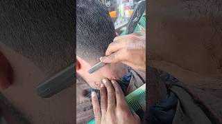 Back side Razor cut 🔥1millionviewsbarber buzzcutloverhairstyle food youtube [upl. by Hagi]