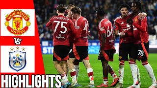 Manchester United vs Huddersfield Town  All Goals amp Highlights  BSM Trophy  121124 [upl. by Madora107]