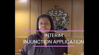 HOW TO APPLY FOR AN INTERIM INJUNCTION I CIVIL ADVOCACY [upl. by Laris84]