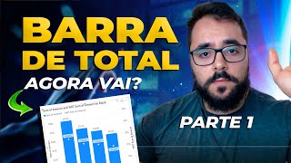 Como colocar uma Barra de Total em Gráfico no Power Bi  Parte 1 [upl. by Leandra]