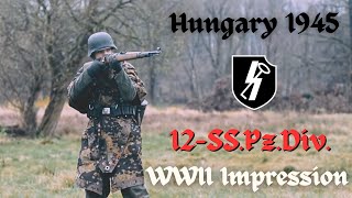 Hungary 1945  12SSPzDiv  Impression [upl. by Devinne490]