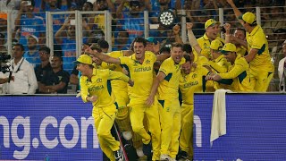 Australia world Cup winners 2023 celebrations  Ahmedabad  players emotional [upl. by Spielman]