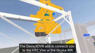 Demo3DVR for SOLIDWORKS  Show your CAD in Virtual Reality today [upl. by Kciredes]