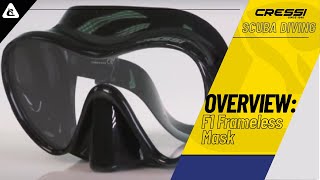 Mask Overview  Cressi F1 Frameless Mask [upl. by Idoc728]