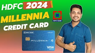 HDFC Millennia Credit Card 2024 ⚡ HDFC Millennia Credit Card Benefits ⚡Millennia Credit Card Review [upl. by Laeno]