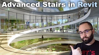 Spiral Stairs in Revit Tutorial [upl. by Atiuqihc]