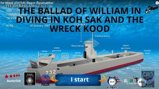 the ballad of william diving in koh Sak and the wreck kood with the 5 star Thailand Diving Pattaya [upl. by Adekahs]