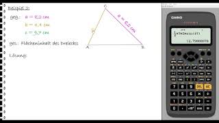 LernvideoFlächeninhalt Dreieck quotSinusFormelquot [upl. by Nakada]