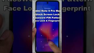 Redmi Note 9 Pro Max Remove Password PIN Pattern  Hard ResetFactory Reset  Unlock Screen Lock [upl. by Dachia]