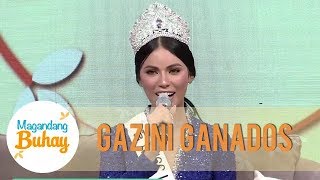 Miss Universe Philippines 2019 Gazini Ganados hopes to meet her father  Magandang Buhay [upl. by Nodnar]