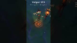 FRIGHT NIGHT VEIGAR ABILITIES  Sound Effects  League of Legends [upl. by Aihseyn719]