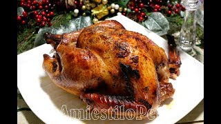 Pavo al horno con chipotle Navidad2017 [upl. by Jeunesse]