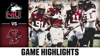 Northern Illinois vs Boston College Game Highlights  2023 ACC Football [upl. by Myer922]