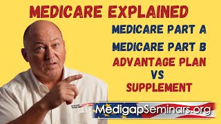 MedicareExplained Parts A amp B Advantage vs Supplement [upl. by Stenger580]