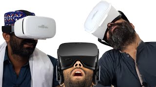 Tribal People Go On Holiday VR Reaction  Tribal People Try VR Box  Virtual Reality [upl. by Odirfliw]