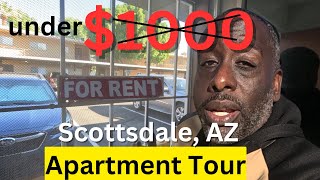 Scottsdale AZ Under 1000 Apartment Tour On My Velotric Fold 1 EBike [upl. by Llewon49]