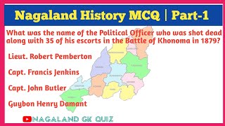 Nagaland history questions and answers  Nagaland history questions  Nagaland Gk [upl. by German806]