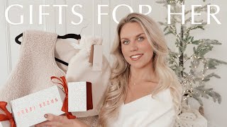 GIFT GUIDE FOR HER 🎁 Christmas 2024 budget luxury present ideas UK [upl. by Janenna]