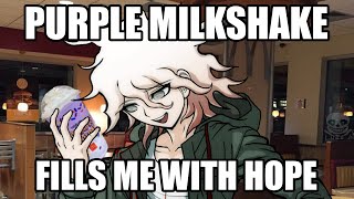 Nagito Komaeda Tries The Grimace Shake [upl. by Linzy]