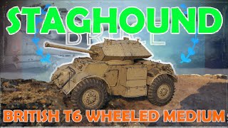 Staghound  British wheeled tier 6 medium  WoT with BRUCE [upl. by Lindholm]