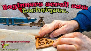 Scroll Saw techniques for beginners [upl. by Einahets]