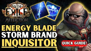 Energy Blade Storm Brand Inquisitor Path of Exile  Build Guide  Affliction  323 [upl. by Wexler]